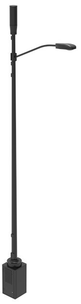 760252934 | 26" Pole Cab with Round Tapered Pole
